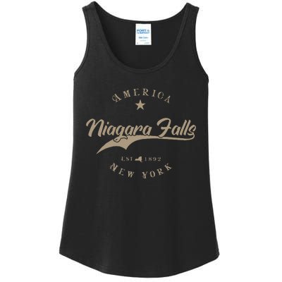 Niagara Falls New York Ladies Essential Tank