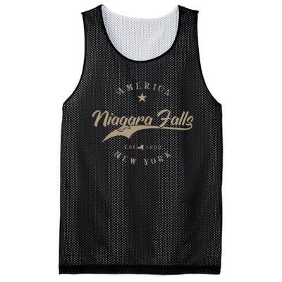 Niagara Falls New York Mesh Reversible Basketball Jersey Tank