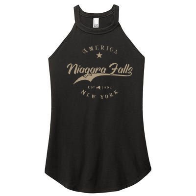 Niagara Falls New York Women's Perfect Tri Rocker Tank