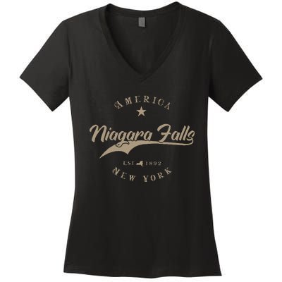 Niagara Falls New York Women's V-Neck T-Shirt