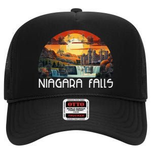 Niagara Falls Niagara Falls High Crown Mesh Back Trucker Hat