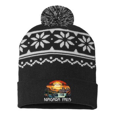 Niagara Falls Niagara Falls USA-Made Snowflake Beanie