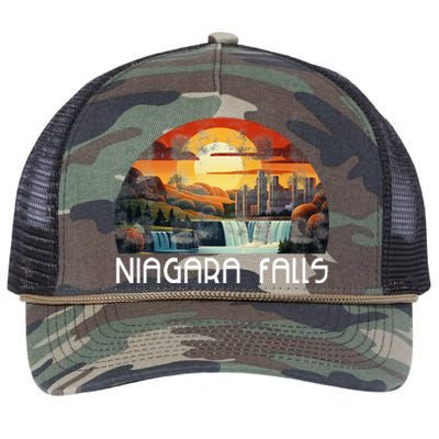 Niagara Falls Niagara Falls Retro Rope Trucker Hat Cap