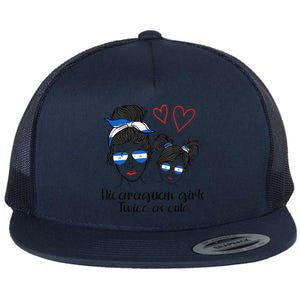 Nicaragua For Nicaraguan Mother For Women Flat Bill Trucker Hat