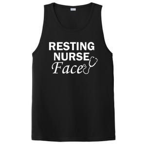 Nurse Funny Nursing Resting Nurse Face Gift PosiCharge Competitor Tank