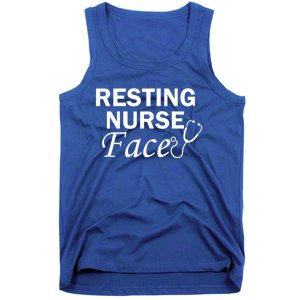 Nurse Funny Nursing Resting Nurse Face Gift Tank Top