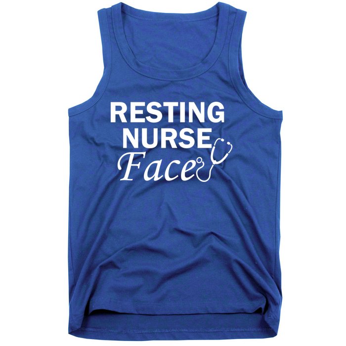 Nurse Funny Nursing Resting Nurse Face Gift Tank Top