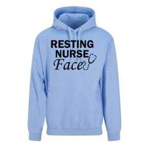 Nurse Funny Nursing Resting Nurse Face Gift Unisex Surf Hoodie