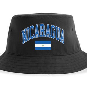 Nicaragua Flag Sustainable Bucket Hat