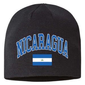 Nicaragua Flag Sustainable Beanie