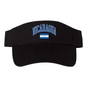 Nicaragua Flag Valucap Bio-Washed Visor