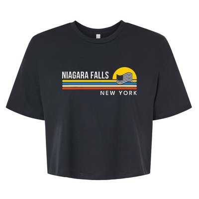 Niagara Falls New York Souvenir Bella+Canvas Jersey Crop Tee