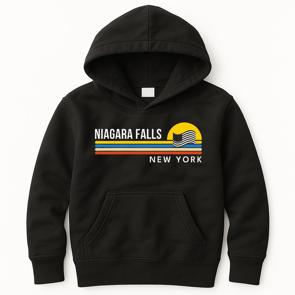 Niagara Falls New York Souvenir Kids Hoodie