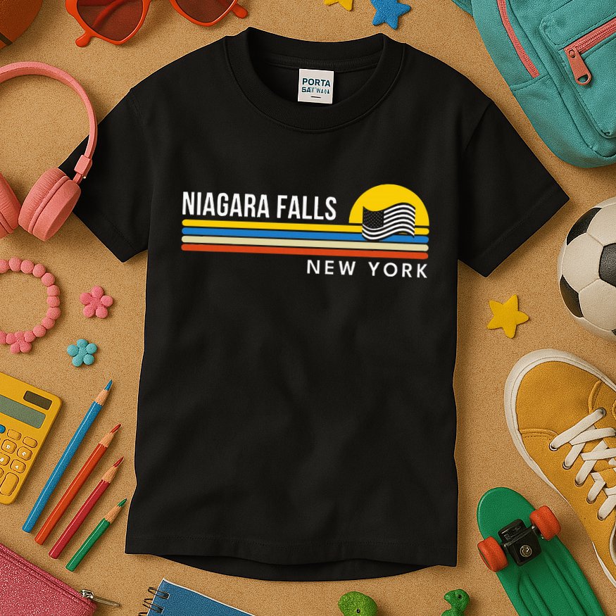 Niagara Falls New York Souvenir Kids T-Shirt