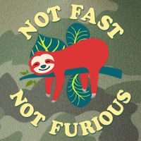 Not Fast Not Furious Cute Sloth Funny Trending Memes Legacy Tie Dye Trucker Hat