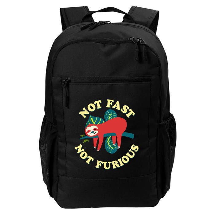 Not Fast Not Furious Cute Sloth Funny Trending Memes Backpack
