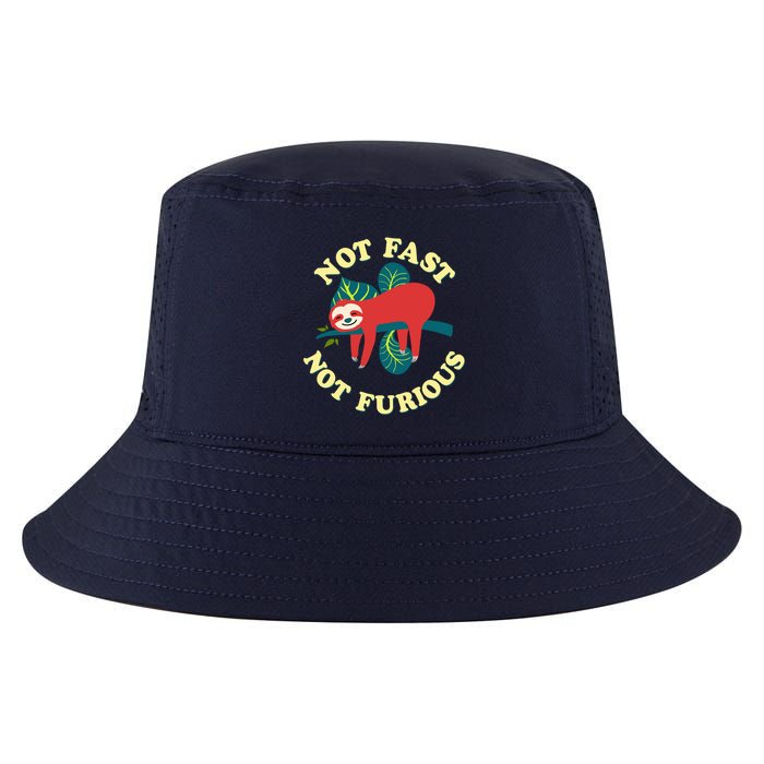 Not Fast Not Furious Cute Sloth Funny Trending Memes Cool Comfort Performance Bucket Hat