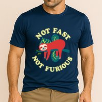 Not Fast Not Furious Cute Sloth Funny Trending Memes Performance Shirt