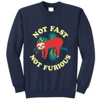 Not Fast Not Furious Cute Sloth Funny Trending Memes Sweatshirt