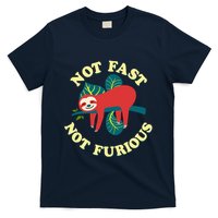 Not Fast Not Furious Cute Sloth Funny Trending Memes T-Shirt