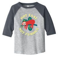Not Fast Not Furious Cute Sloth Funny Trending Memes Toddler Fine Jersey T-Shirt