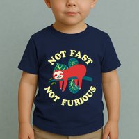 Not Fast Not Furious Cute Sloth Funny Trending Memes Toddler T-Shirt