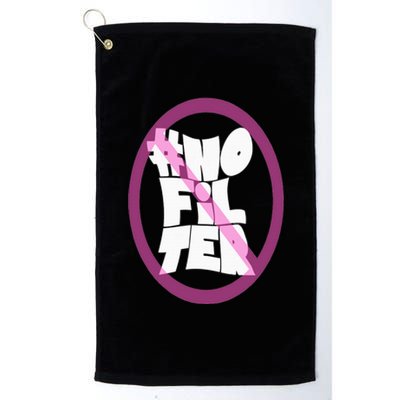 No Filter Platinum Collection Golf Towel