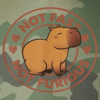Not Fast Not Furious Capybara Legacy Tie Dye Trucker Hat