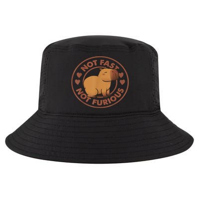Not Fast Not Furious Capybara Cool Comfort Performance Bucket Hat