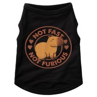 Not Fast Not Furious Capybara Doggie Tank