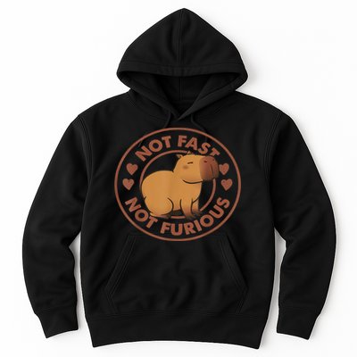 Not Fast Not Furious Capybara Hoodie