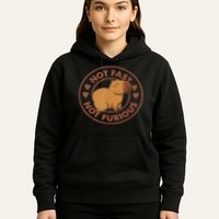 Not Fast Not Furious Capybara Hoodie