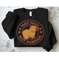 Not Fast Not Furious Capybara Sweatshirt