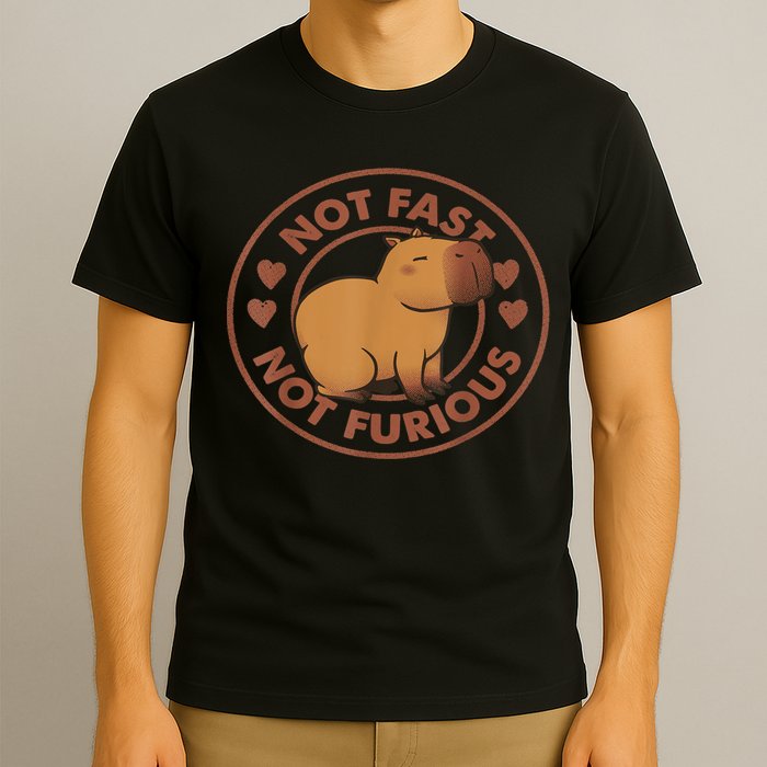 Not Fast Not Furious Capybara T-Shirt