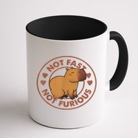 Not Fast Not Furious Capybara Mug