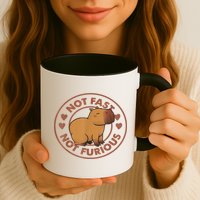 Not Fast Not Furious Capybara Mug