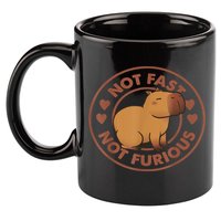 Not Fast Not Furious Capybara 11oz C Handle Ceramic Mug
