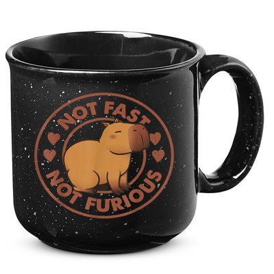 Not Fast Not Furious Capybara 15oz Campfire Ceramic Mug