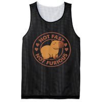 Not Fast Not Furious Capybara Mesh Reversible Basketball Jersey Tank