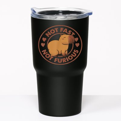 Not Fast Not Furious Capybara Tumbler