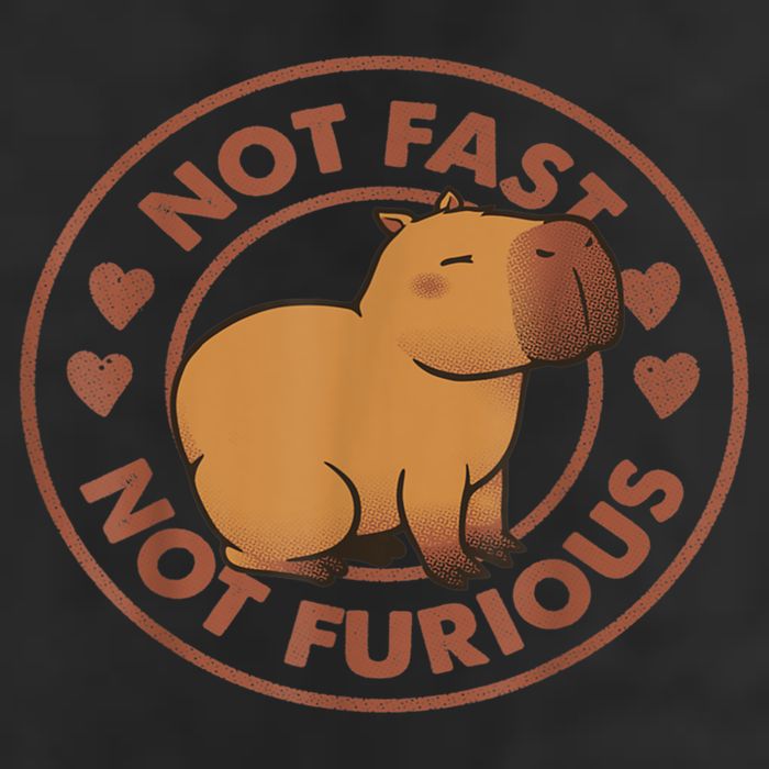 Not Fast Not Furious Capybara 25L Jumbo Tote