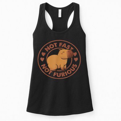 Not Fast Not Furious Capybara Womens Tank Top