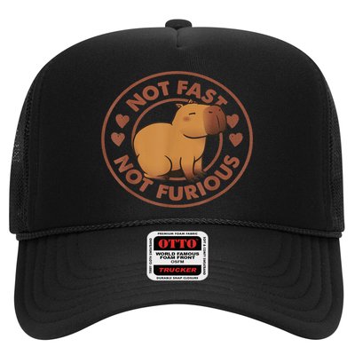Not Fast Not Furious Capybara Trucker Hat