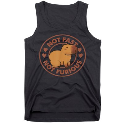 Not Fast Not Furious Capybara Tank Top