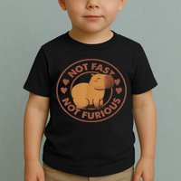 Not Fast Not Furious Capybara Toddler T-Shirt