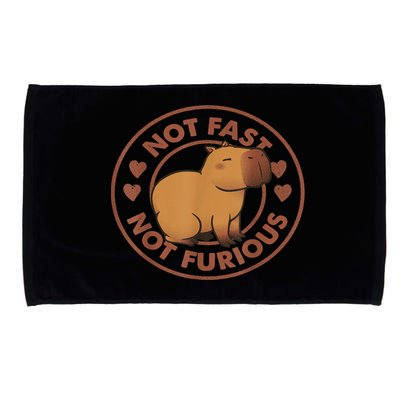 Not Fast Not Furious Capybara Microfiber Hand Towel