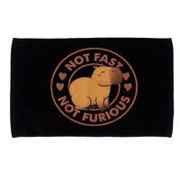 Not Fast Not Furious Capybara Microfiber Hand Towel
