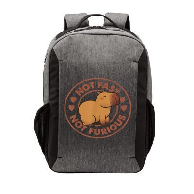 Not Fast Not Furious Capybara Vector Backpack