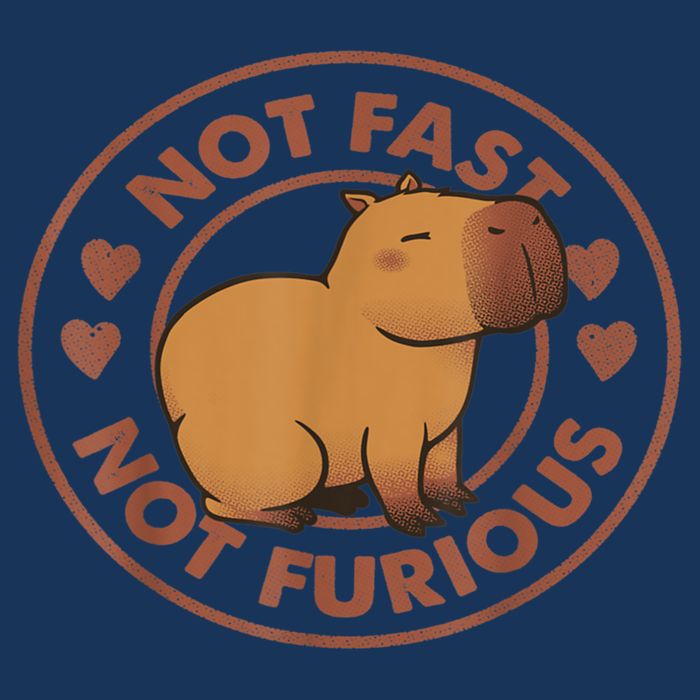 Not Fast Not Furious Capybara Infant Baby Jersey Bodysuit