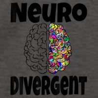 Neurodivergent Funny Neurodiversity Brain Design Autism ADHD Vector Backpack